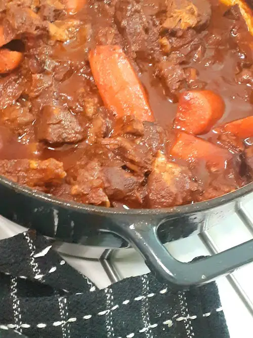 daube provençale à la cocotte plat mijoté